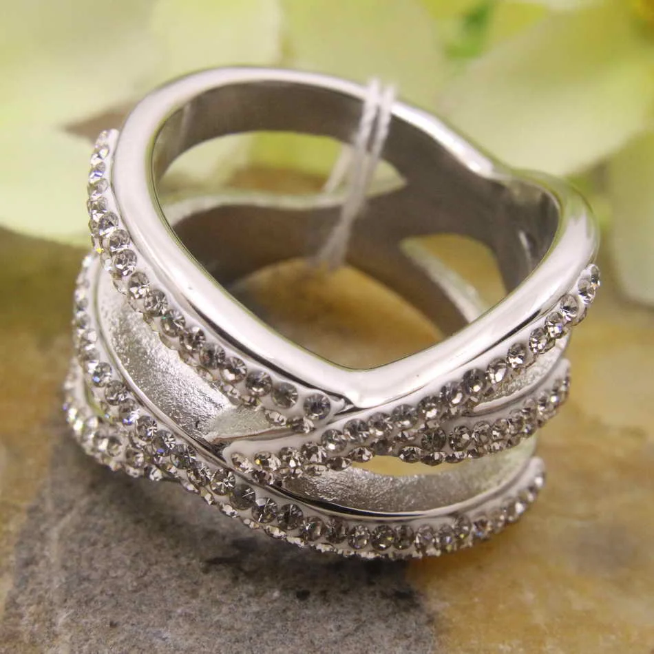 Женские кольца из нержавеющей стали золотого и серебряного цвета RBJDKKBG|stainless steel