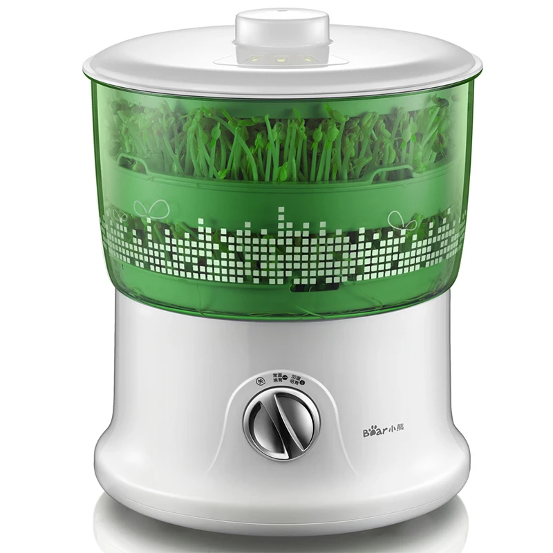 

Intelligent Bean Sprouts Machine Automatic Water Cycle Double Large Capacity Bean Sprouts Maker Household Bean Sprouts Machine