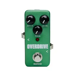 Кокко FOD3 мини Overdrive Pedal Портативный гитары педаль эффектов Правда Обход педаль эффектов Аксессуары для гитары