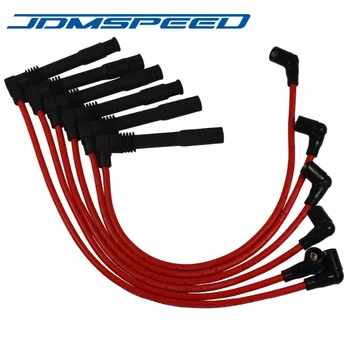 

Free Shipping- Red JDMSPEED Spark Plug Wire 671-6165 Fits For Volkswagen Passat Audi A4 A6 2.8L