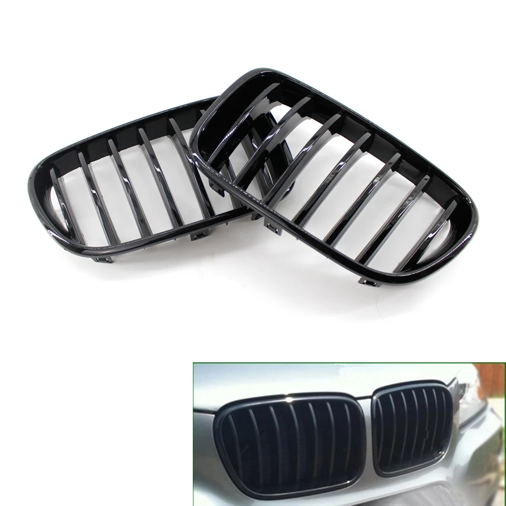

Car Front Gloss Black Grille Grill for BMW F25 X3 11-13