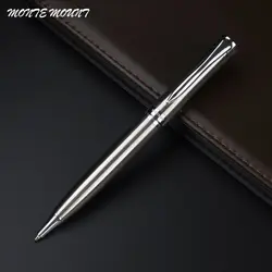 Высокой моды Металл Шариковая ручка 0,7 мм черный пополнения студент поставляет бизнес ручка Подарочная ручка
