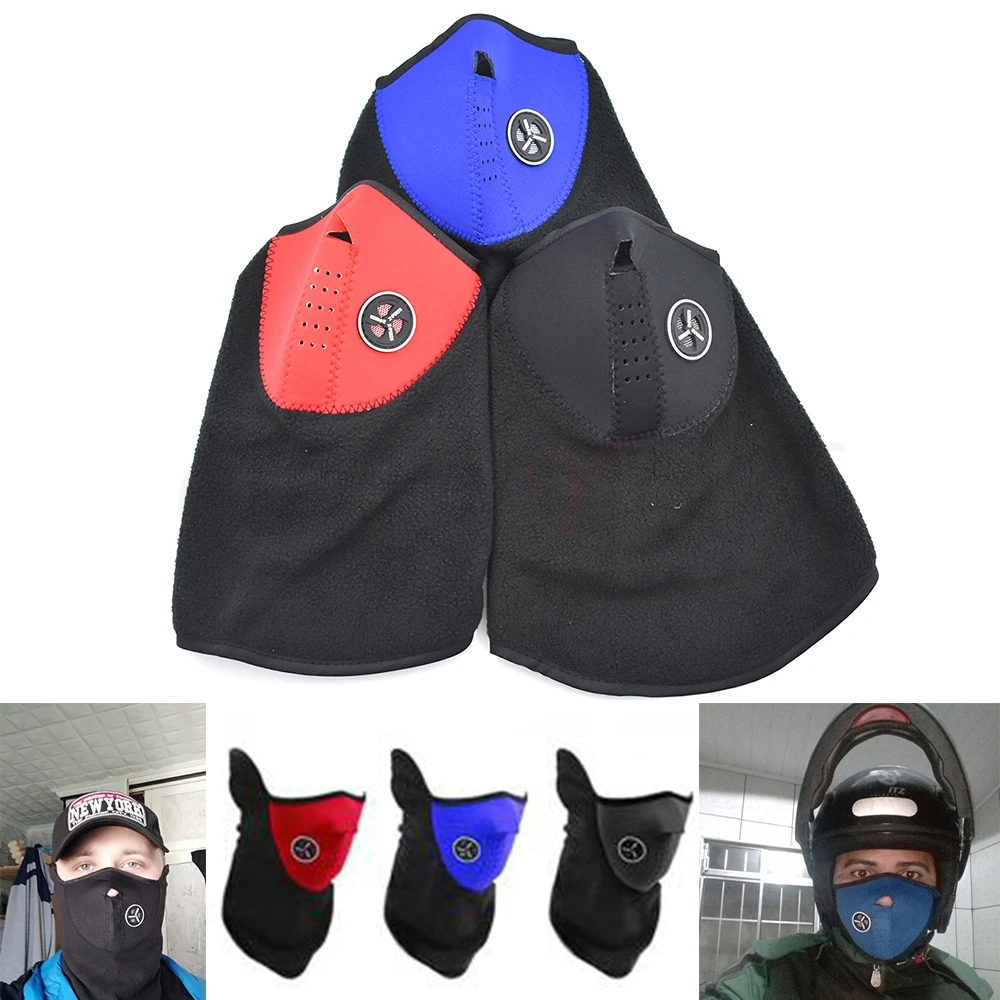 

Universal Motorcycle Bike Outdoors motion Face Mask Cover Fleece Unisex Neck Guard For Yamaha FZ6 FAZER FZ6R FZ8 MT-07/FZ-07