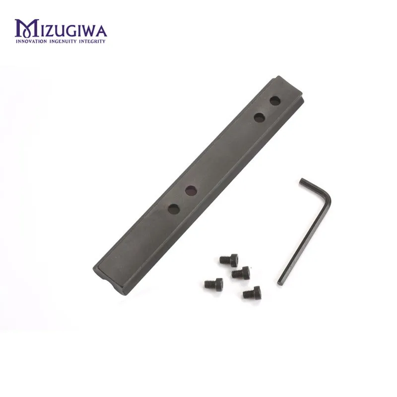 MIZUGIWA 14 سنتيمتر 5.5 ''Picatinny ويفر 20 مللي متر السكك الحديدية نطاق قاعدة تثبيت 13 فتحات بندقية بندقية بندقية 500,590,835 سلسلة الصيد قضاء