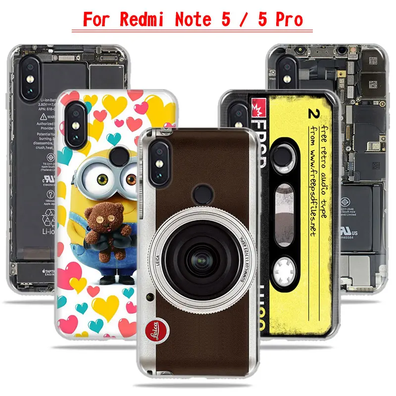 

Xiaomi redmi note 5 pro Case CN Version Xiaomi Redmi Note 5 Cover Cartoon Painting Soft TPU Case for Redmi note 5 Pro Note5 Case