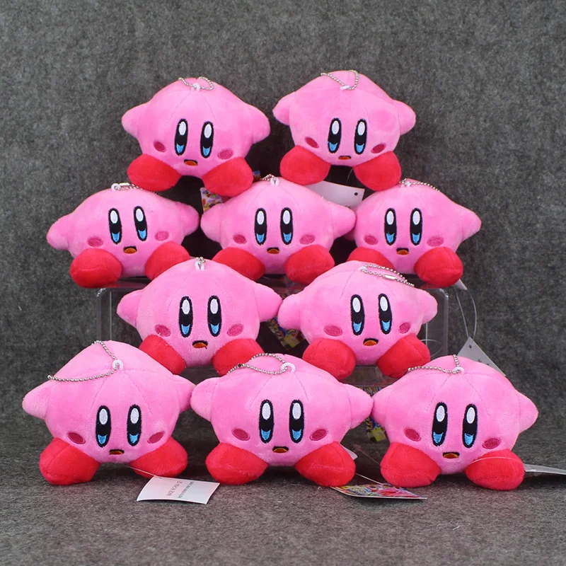 10 шт./лот милый брелок с плюшевой игрушкой Kirby каваи бесплатная доставка|free toys|toy