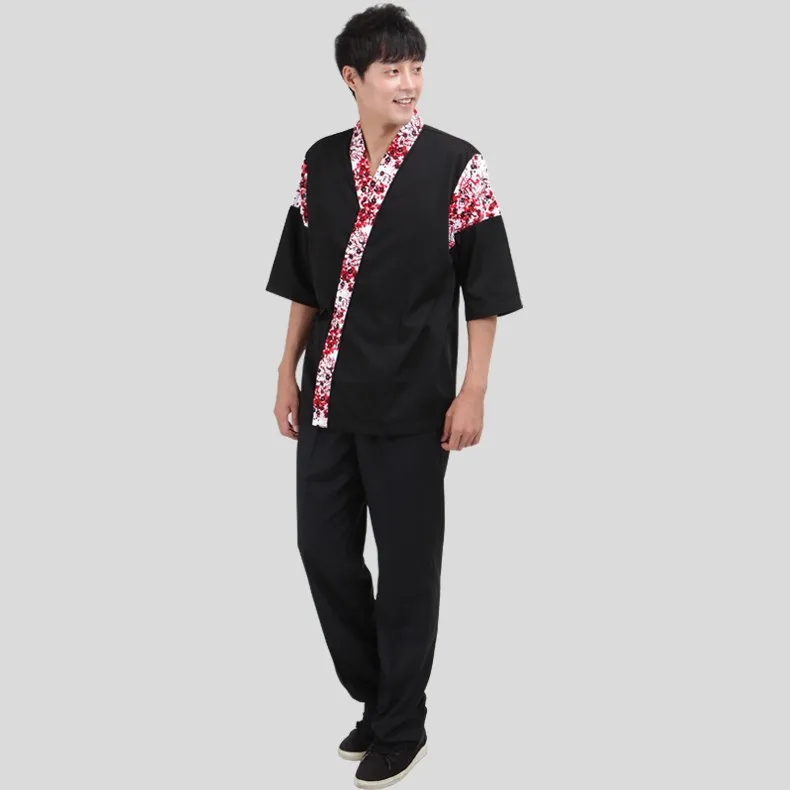 10) корейский шеф-повара рабочая одежда японский Рабочий костюм форма офицантки кимоно для мужчин и женщин выступающей одежда для суши повара