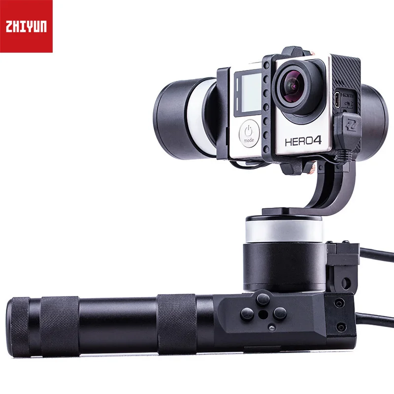 ZHIYUN Z1 Rider2 обновления версии 3 оси устойчивый обрабатывались Gimbal провода стабилизатор для Gopro Hero 3 4 XiaoYi SJ4000 Спорт Камера