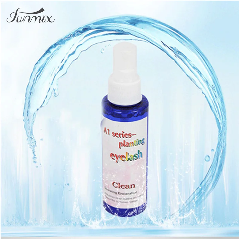 

80ml/bottle New Profession Eyelash Cleaner For Eyelash Extension Tools To clean Eyelashes Before Planting Eye Lash