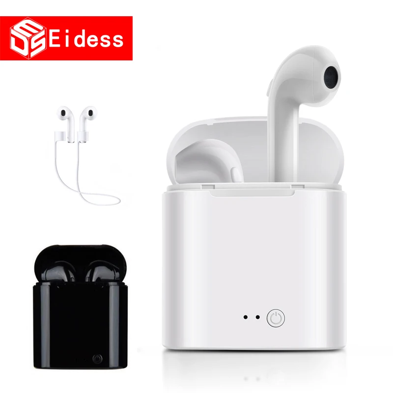 

i7s Tws Bluetooth Pop-ups Earphones Mini Wireless Earbuds Sport Handsfree Earphone Headset with Charging Box for xiaomi Phone