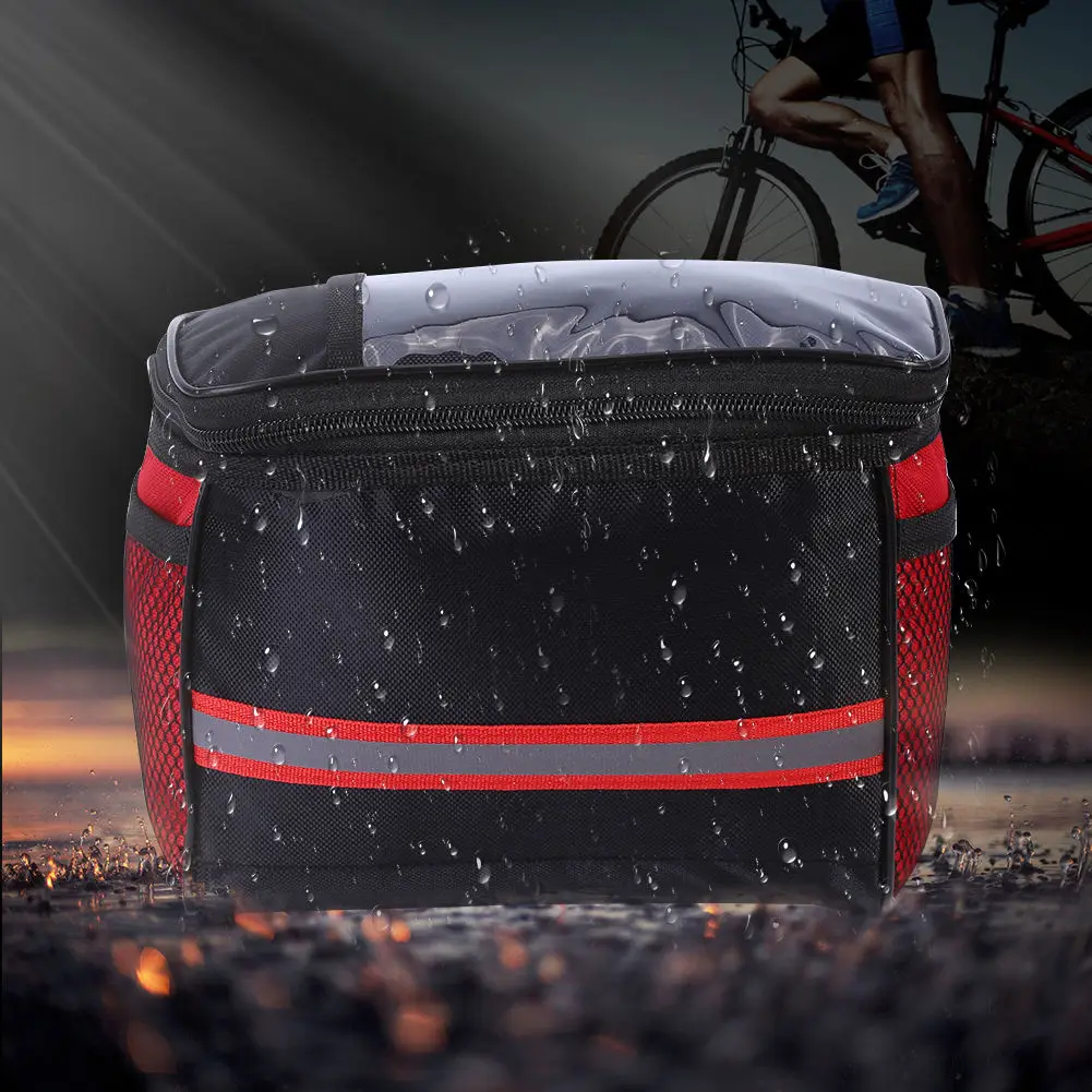 Top Waterproof Riding Cycling Bike Handlebar Bag Bicycle Front Tube Pocket Pack 2