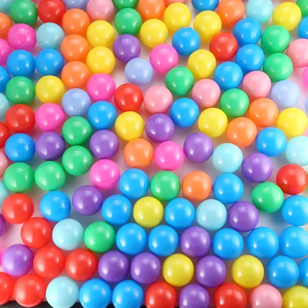 

50/150 pcs/lot Eco-Friendly Ocean Ball Soft Plastic Colorful Ball Funny Baby Kid Swim Pit Toy Water Pool Ocean Wave Ball Dia 7cm