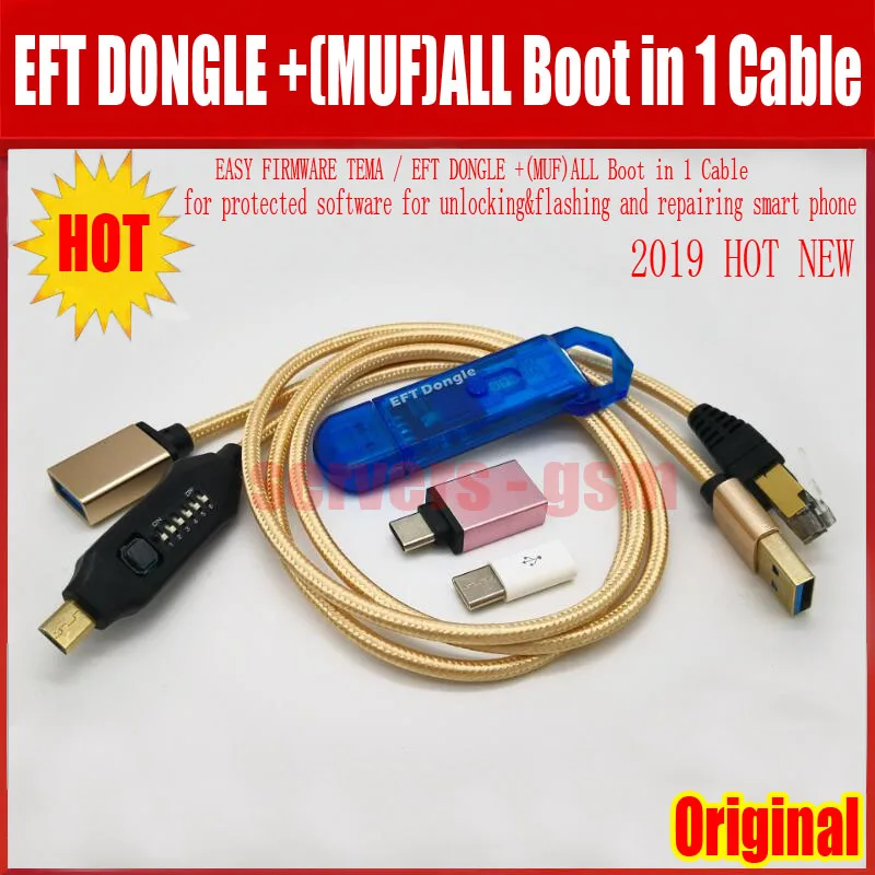 EFT DONGLE+ BOOT CABLE (W)