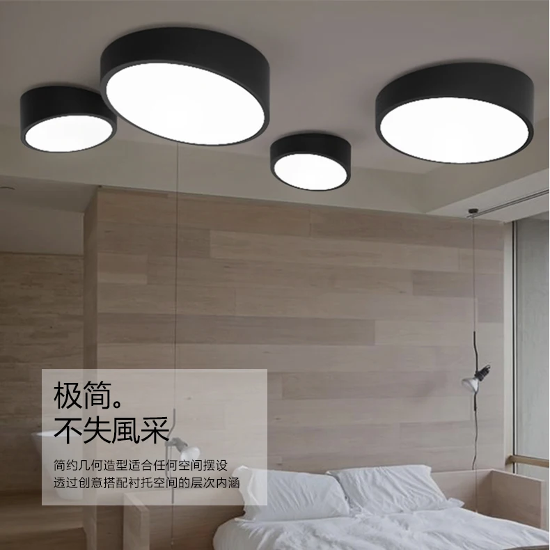 Современные светодиодные потолочные лампы для внутреннего освещения plafon led цилиндрический потолочный светильник для гостиной спальни Lamparas De Techo