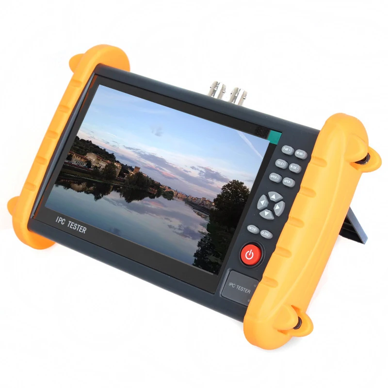 7 inch IP CCTV tester monitor IP analog camera tester Wifi PTZ ONVIF protocol support 12V2A POE output HDMI output audio