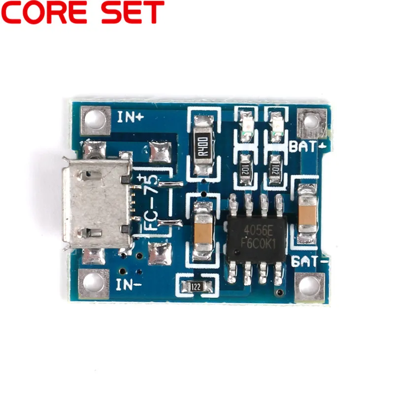 5 шт. зарядная плата TP4056 с Micro USB В 1A 18650|Детали инструментов| |