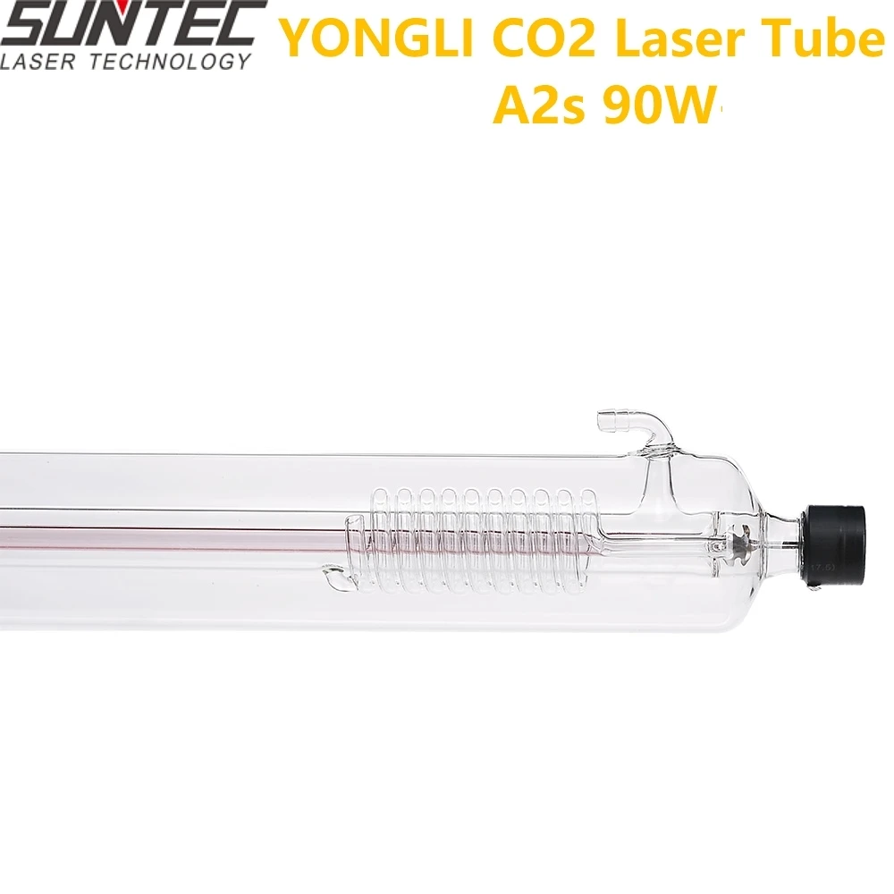 SUNTE YONGLI A2s 90WCO2 лазерная трубка длиной 1250 Dia. 80 мм для CO2 станок для лазерной резки и лазерной гравировки машина с деревянным корпусом упаковка коробки