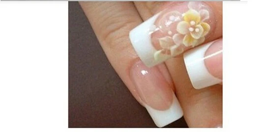 DIY линии советы 1 шт. белый лак для ногтей Наклейка Французский маникюр полосы