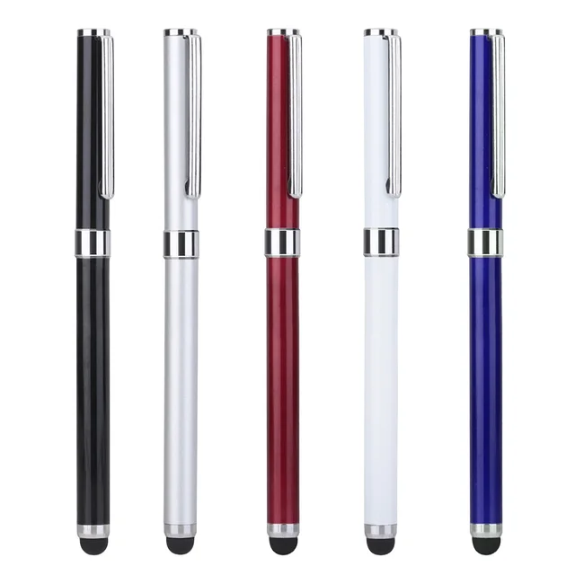 Arosekey Universal 2 in 1 Multifunction Touch Screen Pen Capacitive Stylus Pen For Smart Phone Tablet For iPad For iPhone Arosekey Universal 2 in 1 Multifunction Touch Screen Pen Capacitive Stylus Pen For Smart Phone Tablet For iPad For iPhone