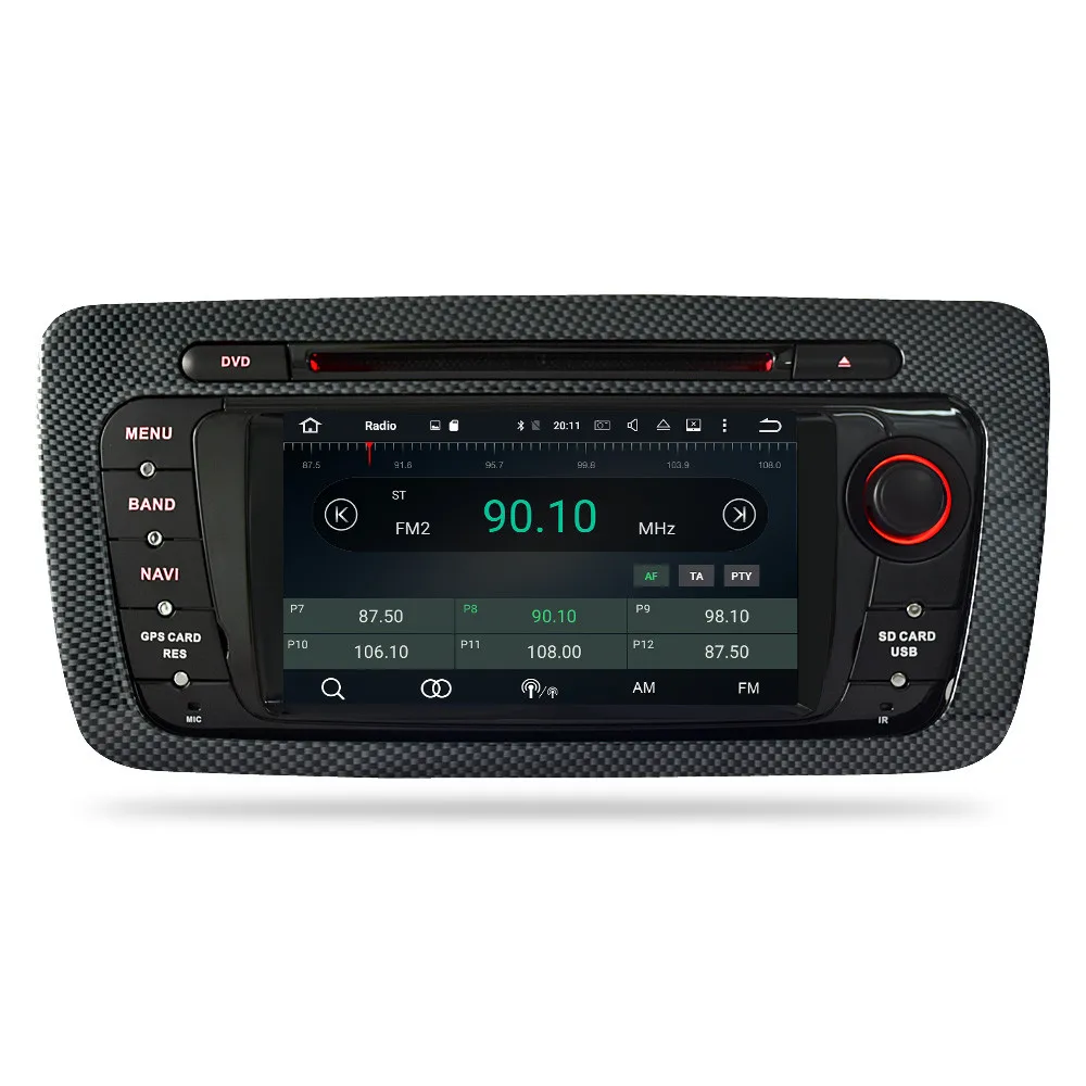 Perfect Android 9.0 Car Radio DVD GPS Navigation Multimedia Player For Seat Ibiza MK4 6J SportCoupe Ecomotive Cupra 2009-2015 Auto Audio 5