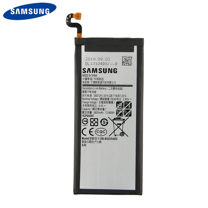 Аккумулятор samsung EB-BG935ABE EB-BG935ABA для samsung GALAXY S7 Edge G9350 G935FD SM-G935F аккумулятор 3600 мАч