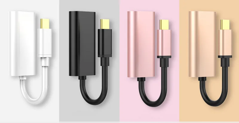 USB-C к HDMI кабель конвертер для samsung huawei Apple Usb 3,1 Thunderbolt 3 type C переключатель к HDMI Кабель-адаптер - Цвет: Top version random