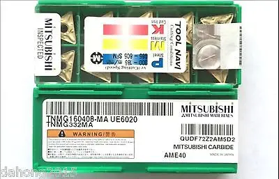 

DHL/EMS 5 LOTS New in box original TNMG160408-MA UE6020 TNMG332MA Carbide Inserts 10PCS/Box -E1