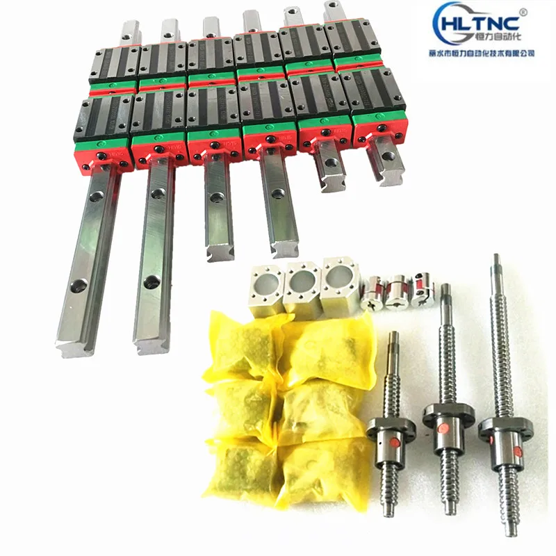 

HGR25 linear guide 450/900mm+BALLSCREW SFU2505-400/800mm+BKBF17+HOUSING DSG25H+COUPING