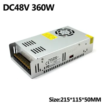 

Best quality 48V 7.5A 360W Switching Power Supply Driver for CCTV camera LED Strip AC 110 220V Input to DC 48V