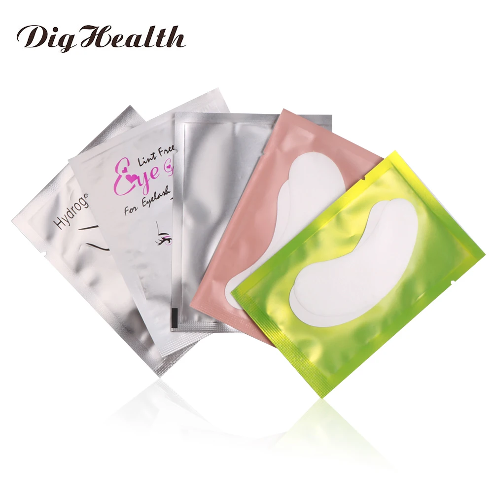 

50 Pairs/Lot Eyelash Extension Paper Patches Eyelash Under Eye Pads Grafted Eye Tips Sticker Lash Eyelashes Paper Patches