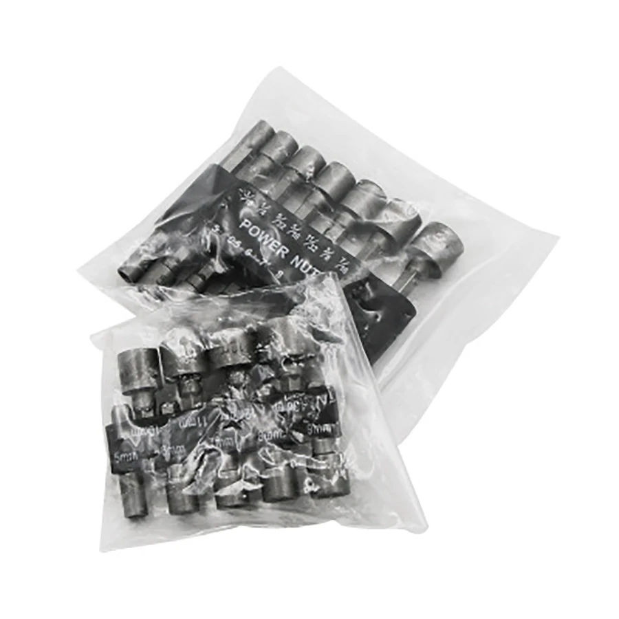 

VOTO Powerful Hex Socket Wrench Screw Sleeve Pneumatic Wind Batch Head Electric Screwdriver Head Self-tapping Screw 14 PCS