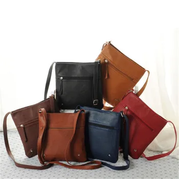 

New Women Shoulder Bag Messenger Bag Handbag Leather Satchel Cross Body Bags European and American ladies shoulder bag