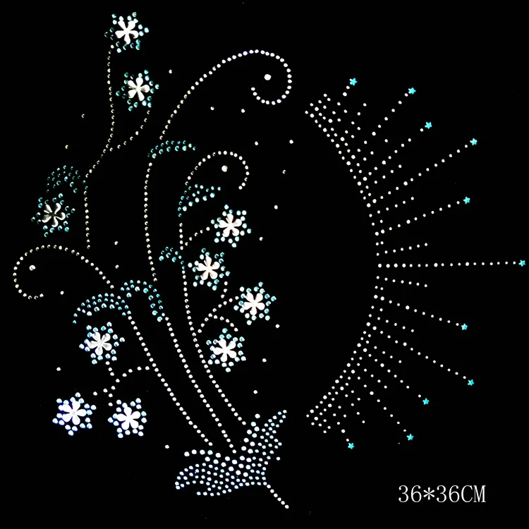 10pcs/Lot Wholesale NEW Pattern106 Rhinestone Diamante Transfer Iron