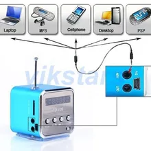 Micro SD TF USB портативный FM радио динамик интернет радио, мобильный телефон вибрации ПК музыкальный плеер, многофункциональный мини динамик V26R