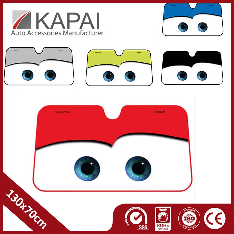 2015 New Big Eye Cars Front Auto Car PVC & Foil Windshield Sun shade