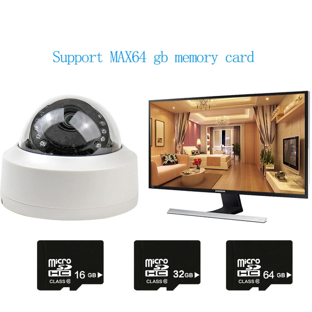 CamHi CCTV Wifi Беспроводная IP камера купольная 1080P SONY323 960P 720P P2P Onvif Аудио ИК фильтр датчик движения сигнализация для IP Cam