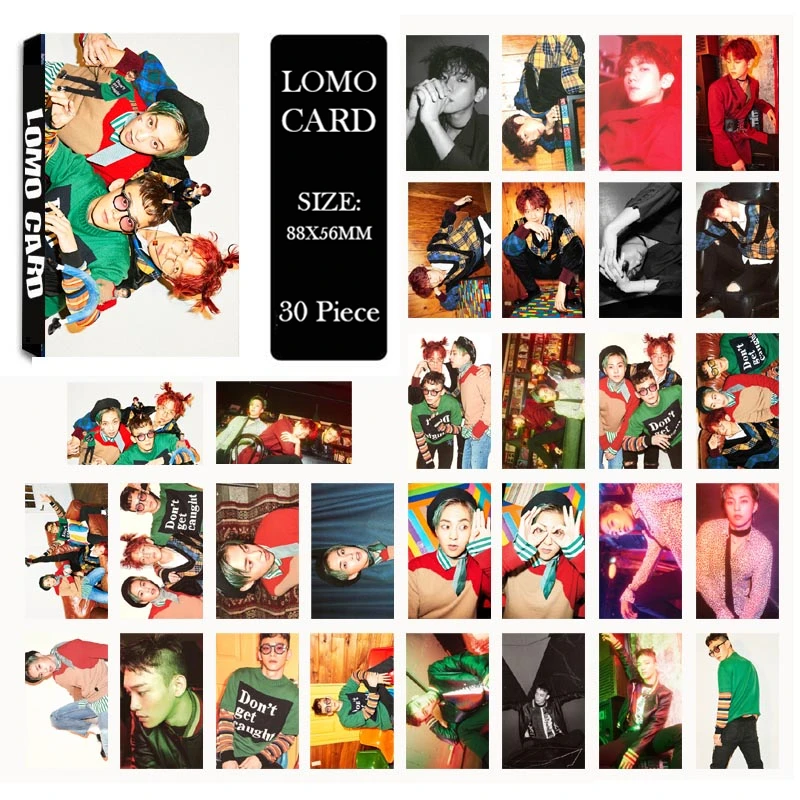 LK419 EXO08  CBX 1 Hey Mama LOMO  CHEN 