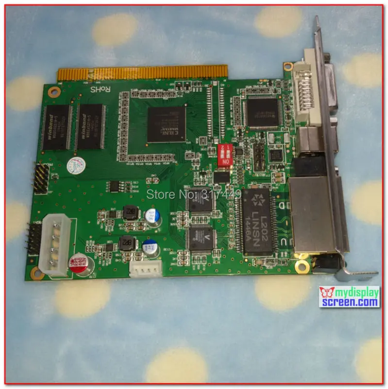 Linsn ts/sd801 full clolor rgb 1024*640 / 1280*512 pixel dvi/rj45 port sync led display control sending card