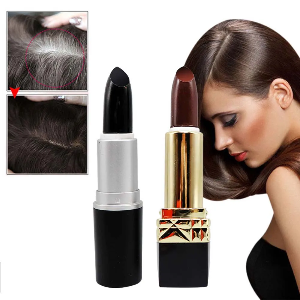 Fashion Hair Color Stick Cream Hair Chalk Lipstick Shape Non toxic