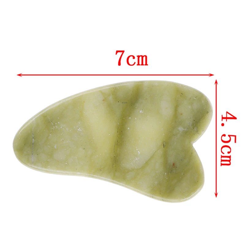 Натуральный нефрит Guasha массажный инструмент соскабливающая доска акупунктура спа-процедура гуаша массажер антистрессовая игрушка для