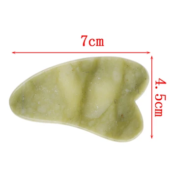 

Natural Jade Stone Guasha Massage Tool Scraping Board SPA Therapy guasha Massager Antistress Tool For Back Arm