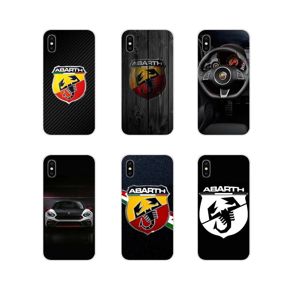 For Xiaomi Mi4 Mi5 Mi5S Mi6 Mi A1 A2 5X 6X 8 9 Lite SE Pro Max Mix 2 3 2S super car abarth logo Soft Transparent Shell Covers | Мобильные
