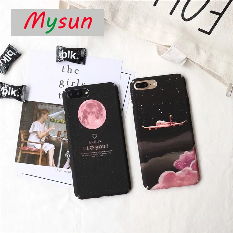 Матовый чехол MYSUN для iPhone 7 6 S 8 Plus X Жесткий Чехол SE 5S 5 чехлы телефонов |
