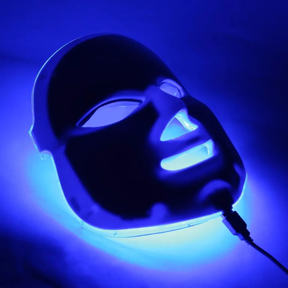Корейский фотодинамический светодиодный маска для лица для домашнего использования косметический инструмент против акне омоложение кожи; светодиодная фотодинамическая косметическая маска для лица