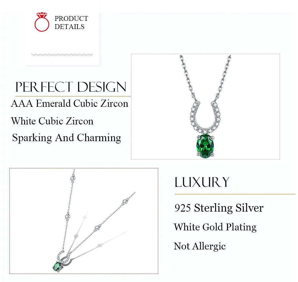 silver emerald pendants CANL00386SB-1 (5)