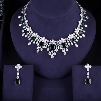 

Accking luxury 2pcs Bridal Zirconia Jewelry Sets For Women Party, Luxury Dubai Nigeria CZ Crystal Wedding Jewelry Sets