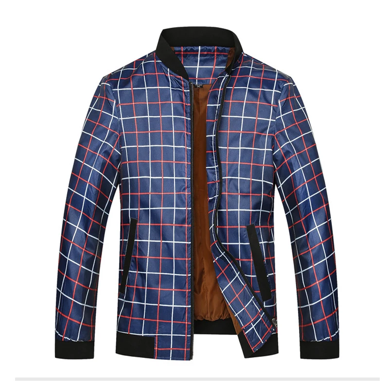 

Men Golf Jackets Large Size M To 6XL 2017 Spring New Style Thin Windproof Breathable Lattice Pattern Bowling Golf Sport Coat