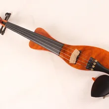 Новинка 4/4 электрическая скрипка Solidwood мощный звук 1/8 jack 302