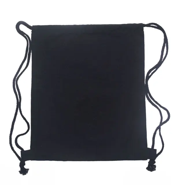 10pcs Lot Blank Canvas Drawstring Bag White Black 12oz Draw 10pcs Lot Blank Canvas Drawstring Bag White Black 12oz Draw String Backpack Diy Cinch