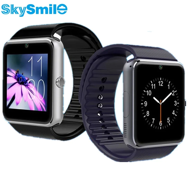 SkySmile font b Smart b font font b Watch b font GT08 Clock Sync Notifier Smartwatch